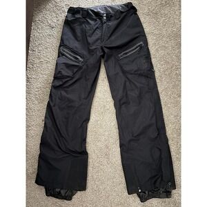 Mountain Hardwear Mens Ski Snow Pants Black Dry Q Elite Medium M Regular